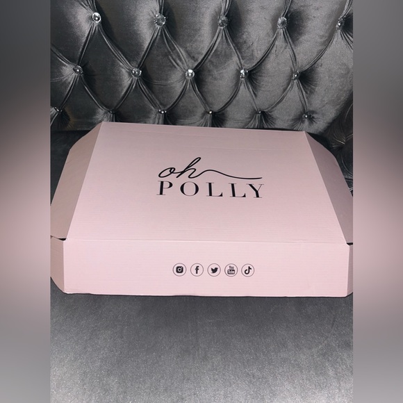 Embellished Square Neck Evening Gown in Lilac - Picture 4 of 12